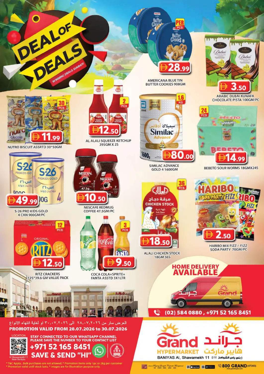 UAE - Abu Dhabi Grand Hyper Market offers in D4D Online. Baniyas - Abudhabi. . Till 30th July