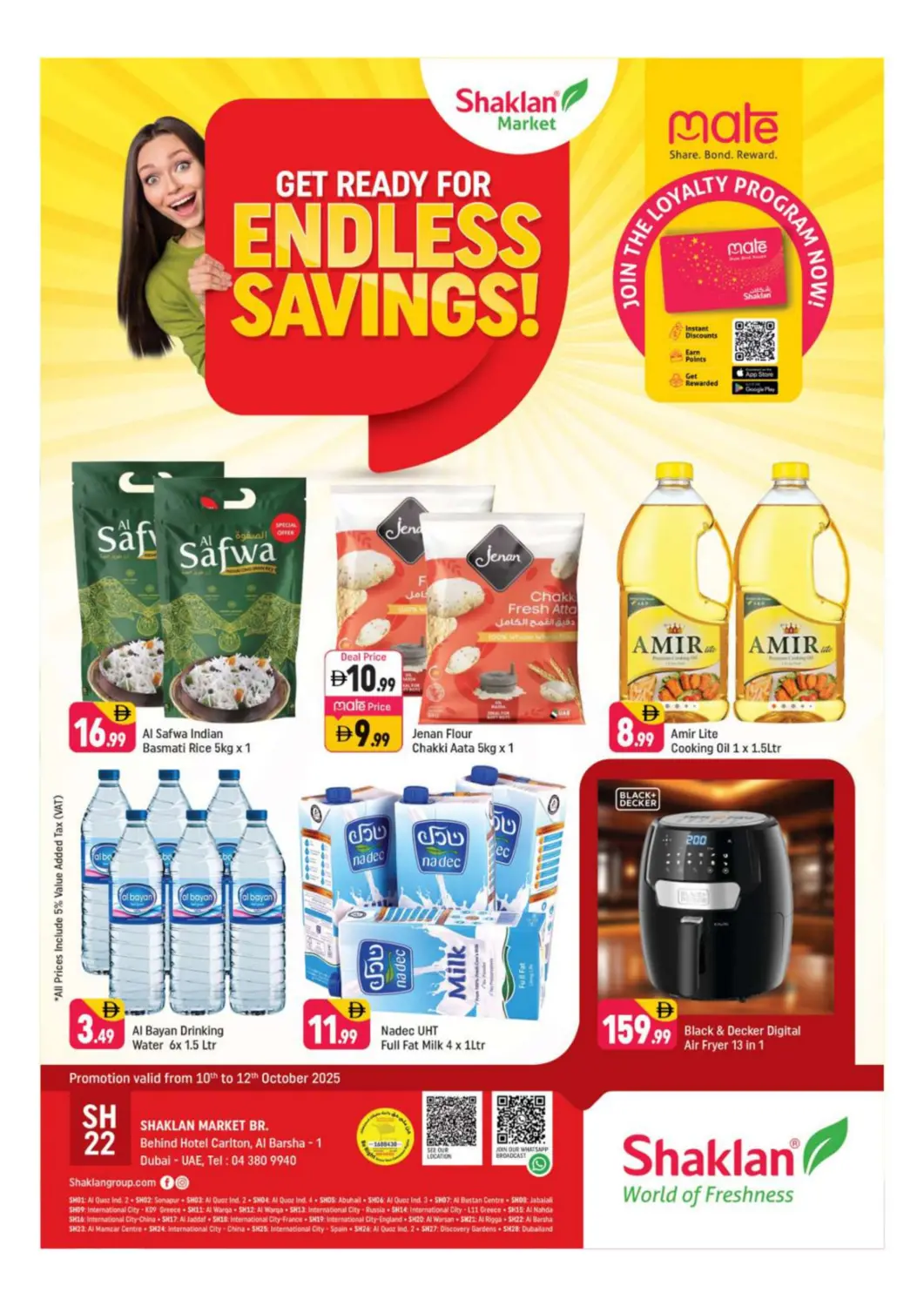 UAE - Dubai Shaklan  offers in D4D Online. Al Barsha-1,Dubai. . Till 12th October