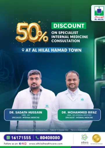 50% Discount On Specialist Internal Medicine Consultation