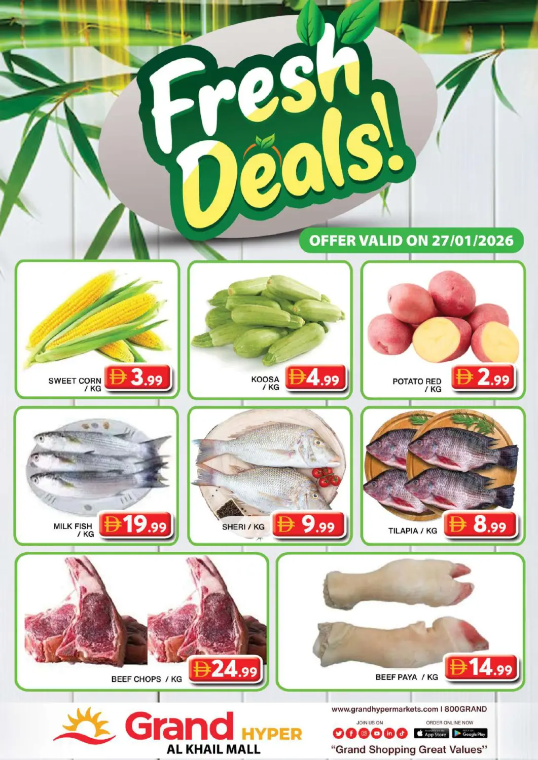 عروض جراند هايبر ماركت الإمارات العربية المتحدة , الامارات - دبي في دي٤دي أونلاين. الخيل مول، دبي. . فقط في ٢٧ يناير