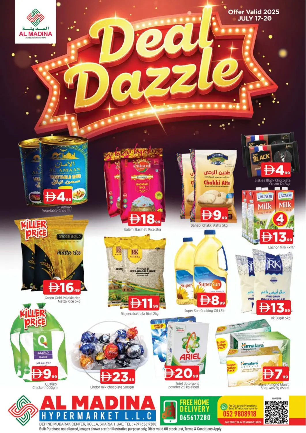 UAE - Sharjah / Ajman AL MADINA offers in D4D Online. Rolla, Sharjah. . Till 20th July