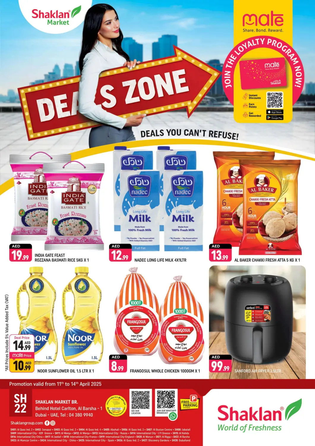 UAE - Dubai Shaklan  offers in D4D Online. Al Barsha 1 - Dubai. . Till 14th April