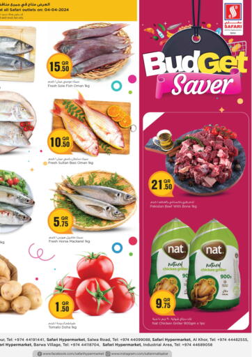 Qatar - Doha Safari Hypermarket offers in D4D Online. Budget Saver. . Only On 4th April