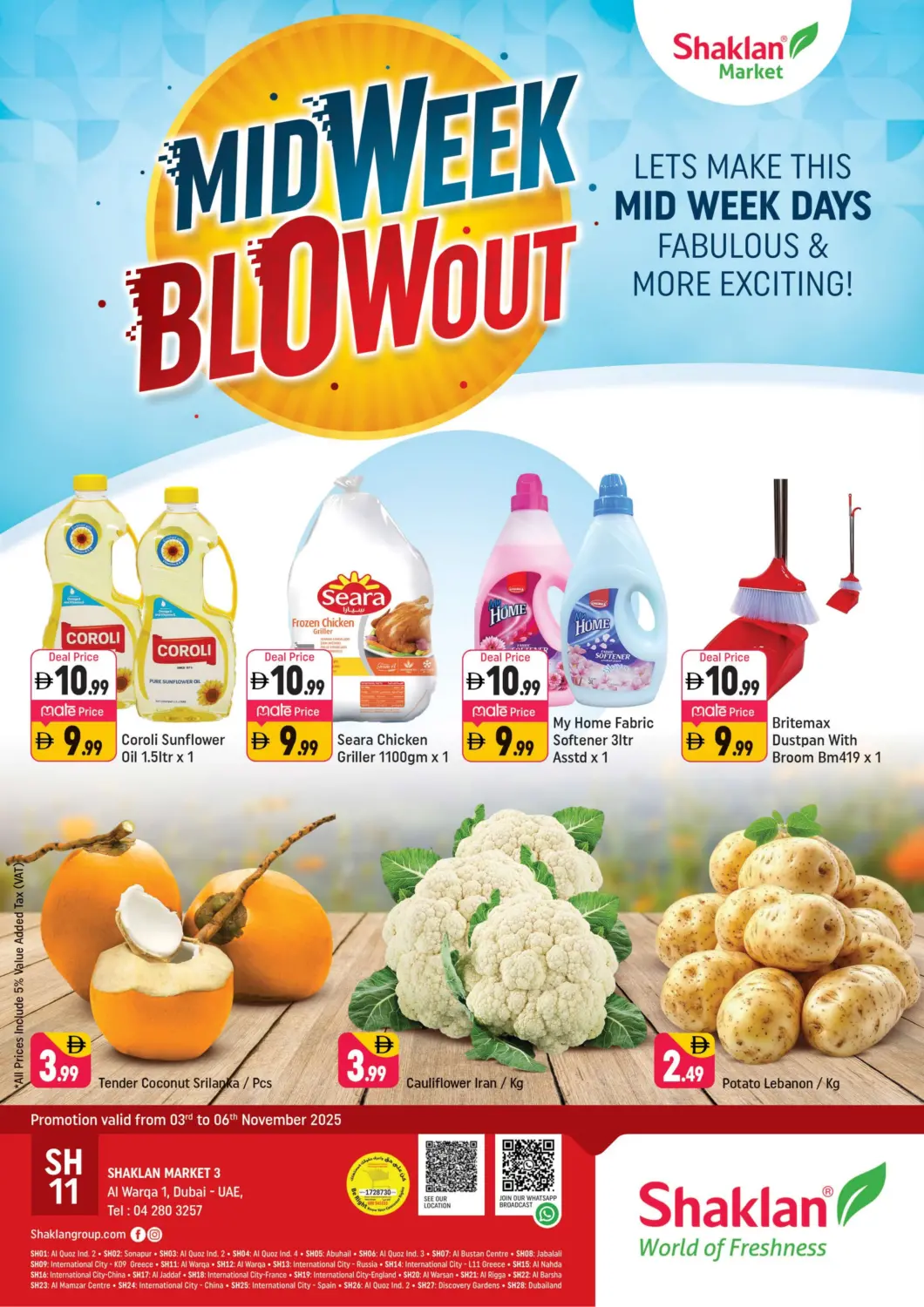 UAE - Dubai Shaklan  offers in D4D Online. Al Warqa 1,Dubai. . Till 6th November