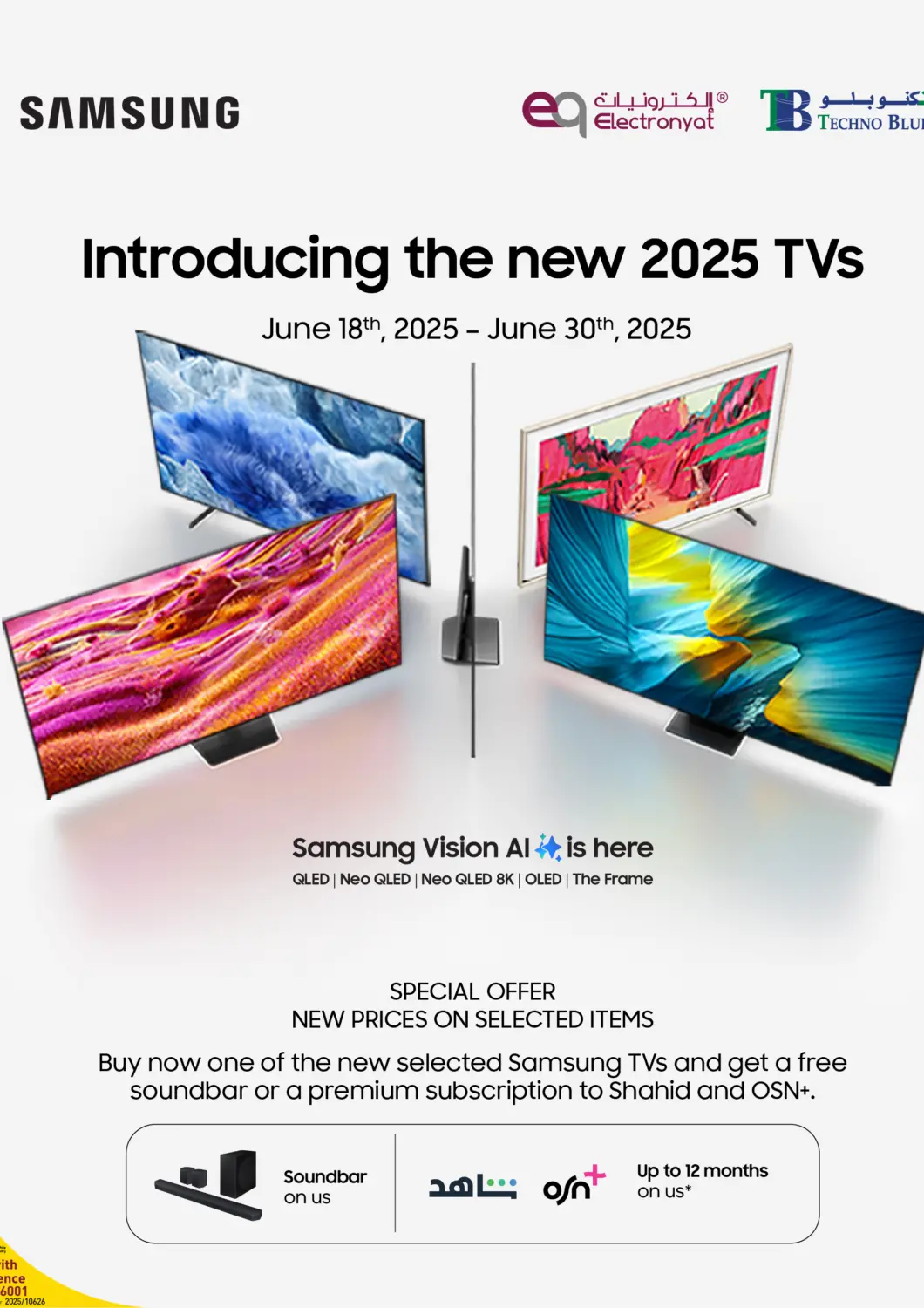 Qatar - Doha Techno Blue offers in D4D Online. Introducing Samsung Vision AI – the smartest screen of 2025!. . Till 30th June