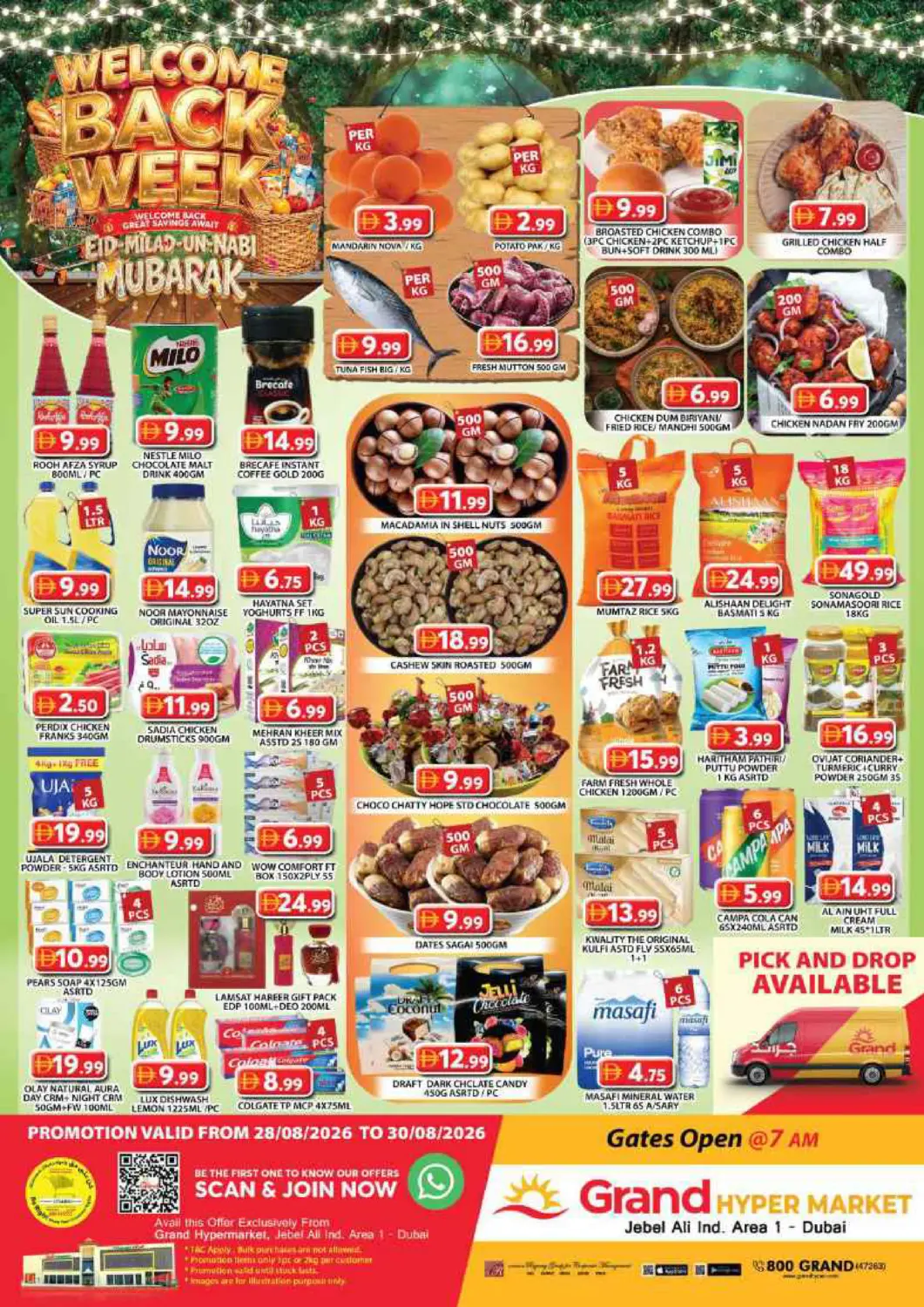 UAE - Dubai Grand Hyper Market offers in D4D Online. Jebel Ali Ind.Area 1-Dubai. . Till 30th August