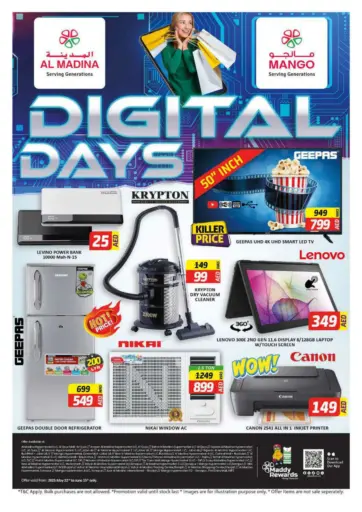 Al Madina - Digital Days in UAE Offers - United Arab Emirates Digital Days