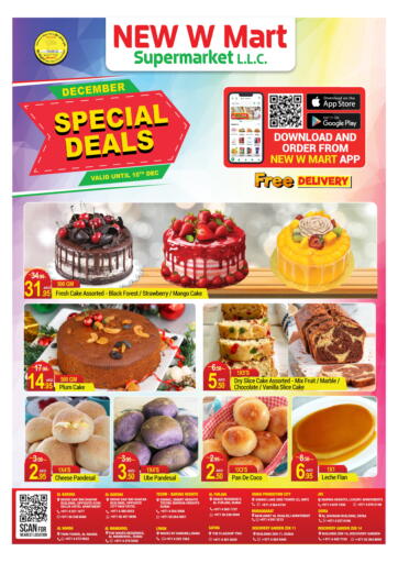 UAE - Dubai NEW W MART SUPERMARKET  offers in D4D Online. Special Deals. . Till 10th December