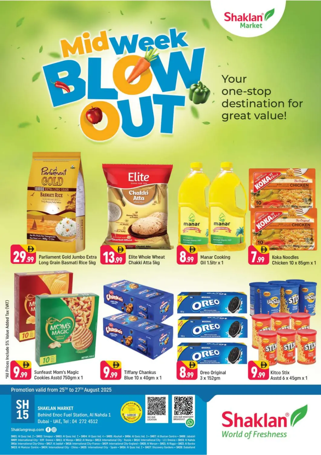 UAE - Dubai Shaklan  offers in D4D Online. Al Nahda 1-Dubai. . Till 27th August