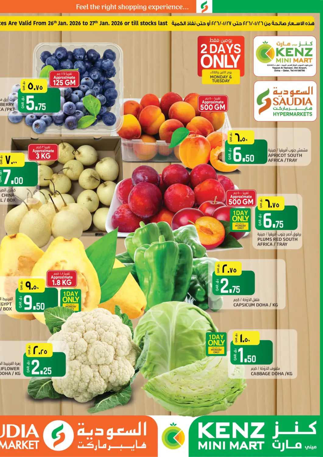 عروض كنز ميني مارت قطر - الشمال في دي٤دي أونلاين. اشعر بتجربة التسوق الصحيحة. . حتى ٢٧ يناير