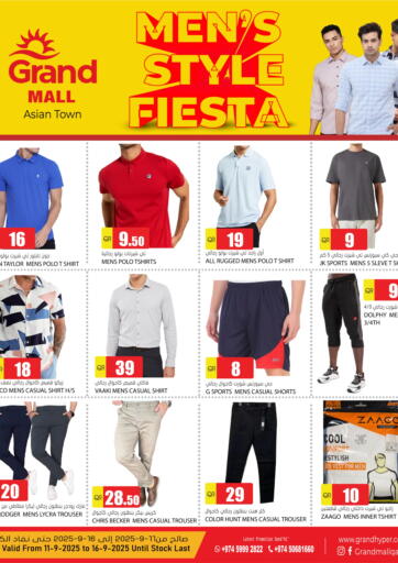 Grand Hypermarket - Men's Style Fiesta in Qatar Offers - Qatar Men's Style Fiesta