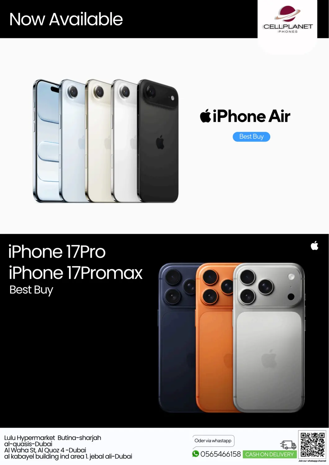 UAE - Dubai CELL PLANET PHONES offers in D4D Online. Now Available. . Till 10th October