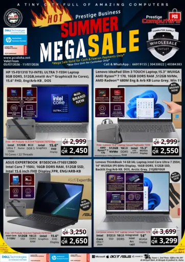 Prestige Business Summer Mega Sale