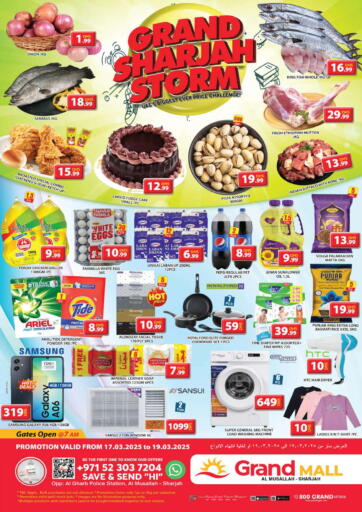 UAE - Sharjah / Ajman Grand Hyper Market offers in D4D Online. Al Musallah, Sharjah. . Till 19th March