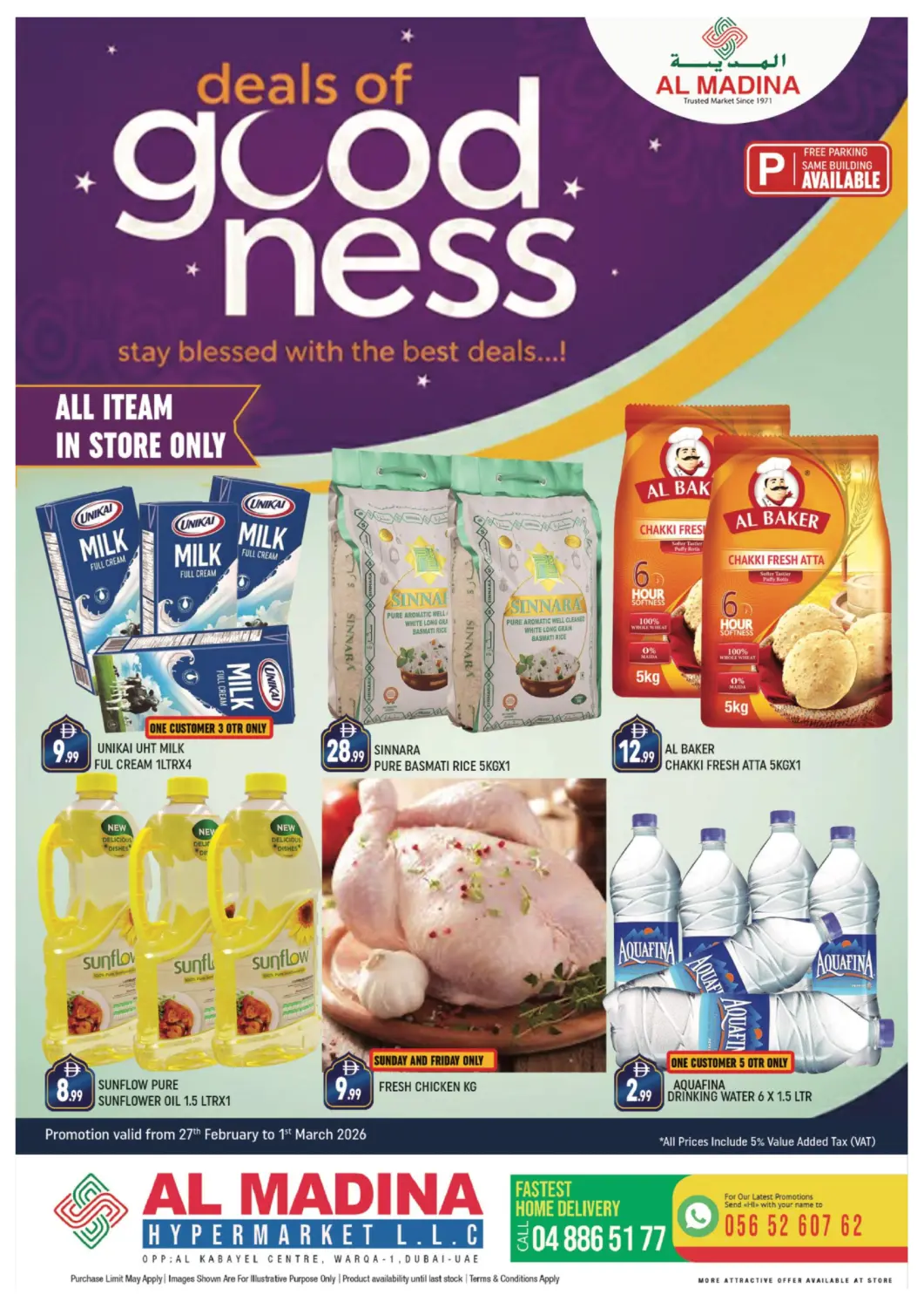 UAE - Dubai AL MADINA (Dubai) offers in D4D Online. Al Warqa 1, Dubai. . Till 1st March