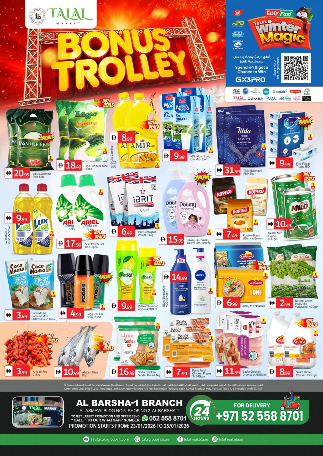 UAE - Dubai TALAL MARKET offers in D4D Online. Al Barsha-1,Dubai. . Till 25th January
