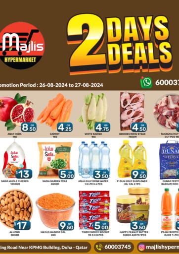 Qatar - Doha Majlis Hypermarket offers in D4D Online. 2 Days Deals. . Till 27th August