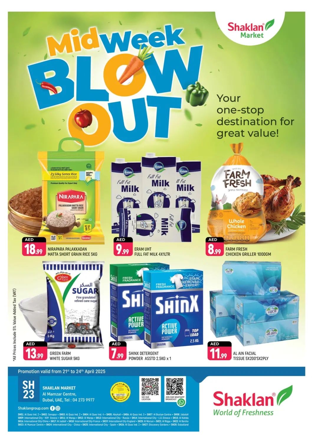 UAE - Dubai Shaklan  offers in D4D Online. Al Mamzar Center, Dubai. . Till 24th April