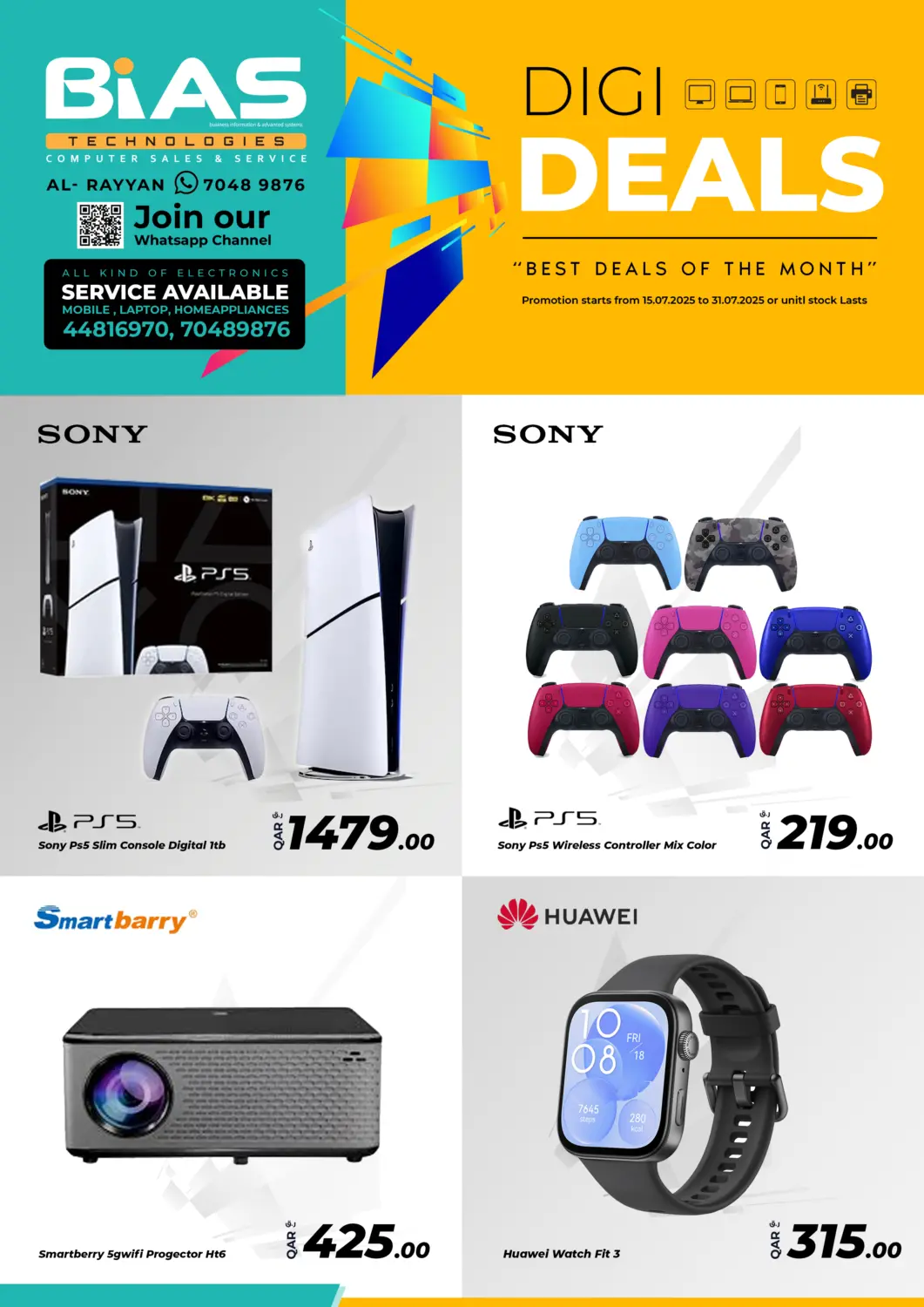 Qatar - Doha Bias Technologies offers in D4D Online. DIGI DEALS. . Till 31st July