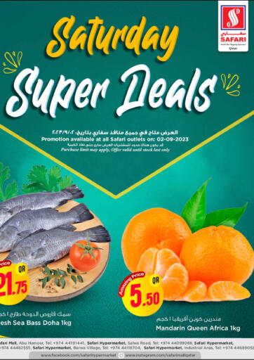 Qatar - Al Rayyan Safari Hypermarket offers in D4D Online. Saturday Super Deals. . Only On 2nd September