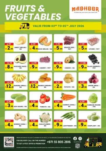 Fruits & Vegetables