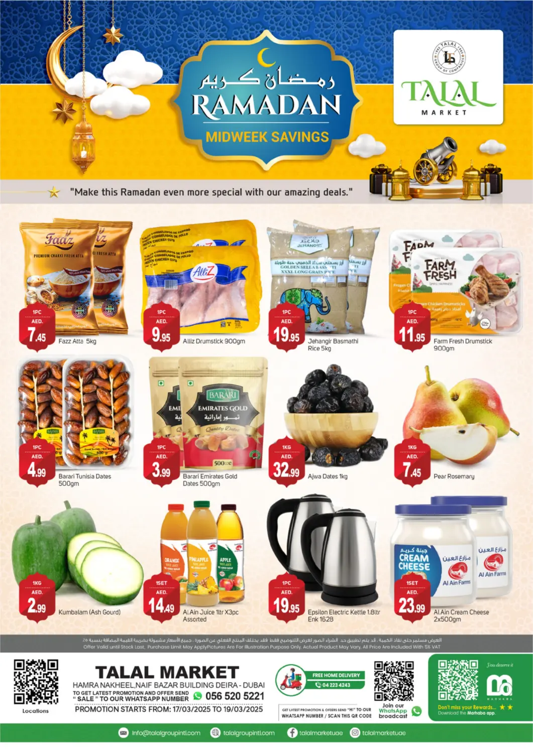 UAE - Dubai TALAL MARKET offers in D4D Online. Deira ,Dubai. . Till 19th March