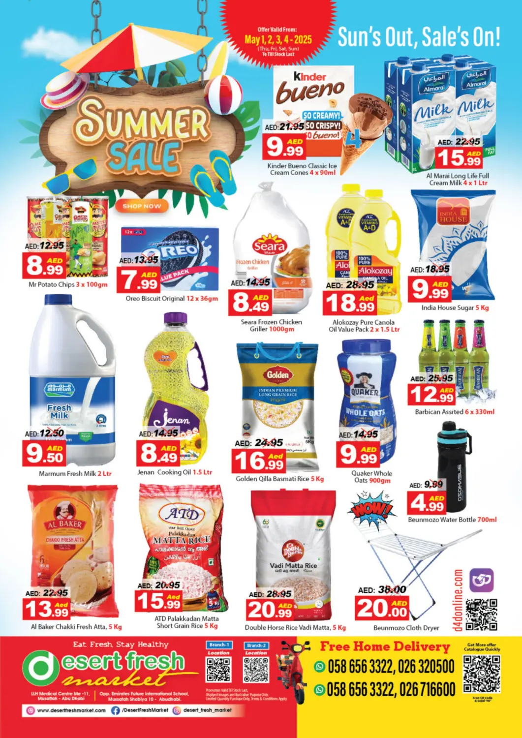 UAE - Abu Dhabi DESERT FRESH MARKET  offers in D4D Online. Summer Sale. . Till 4th May