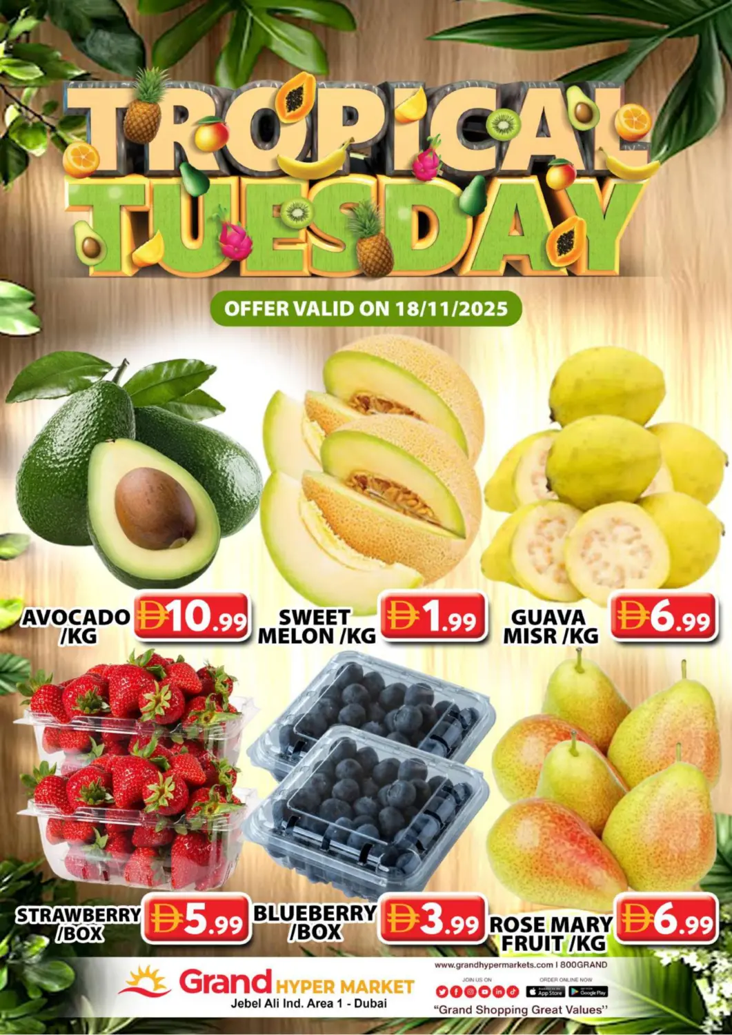 UAE - Dubai Grand Hyper Market offers in D4D Online. Jabel Ali industrial Area 1 - Dubai. . Only On 18th November