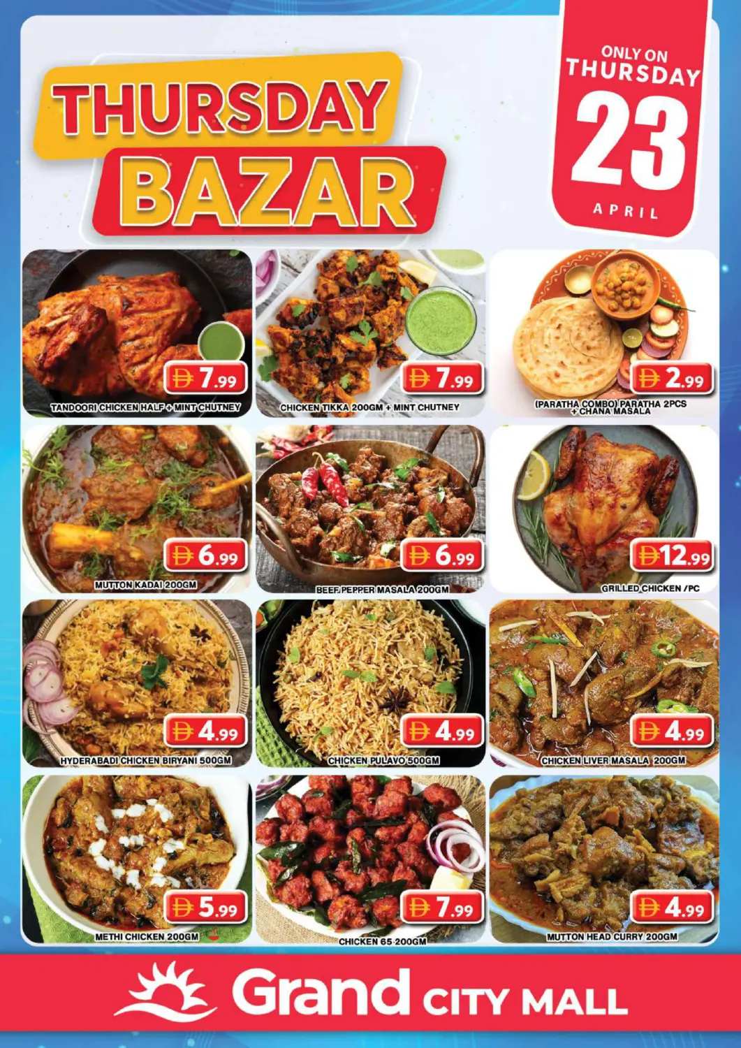 UAE - Dubai Grand Hyper Market offers in D4D Online. City Mall - Dubai. . Only On 23rd April