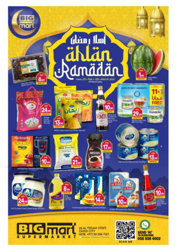 UAE - Abu Dhabi BIGmart offers in D4D Online. Al Teejan Street, Zayed City. . Till 2nd march