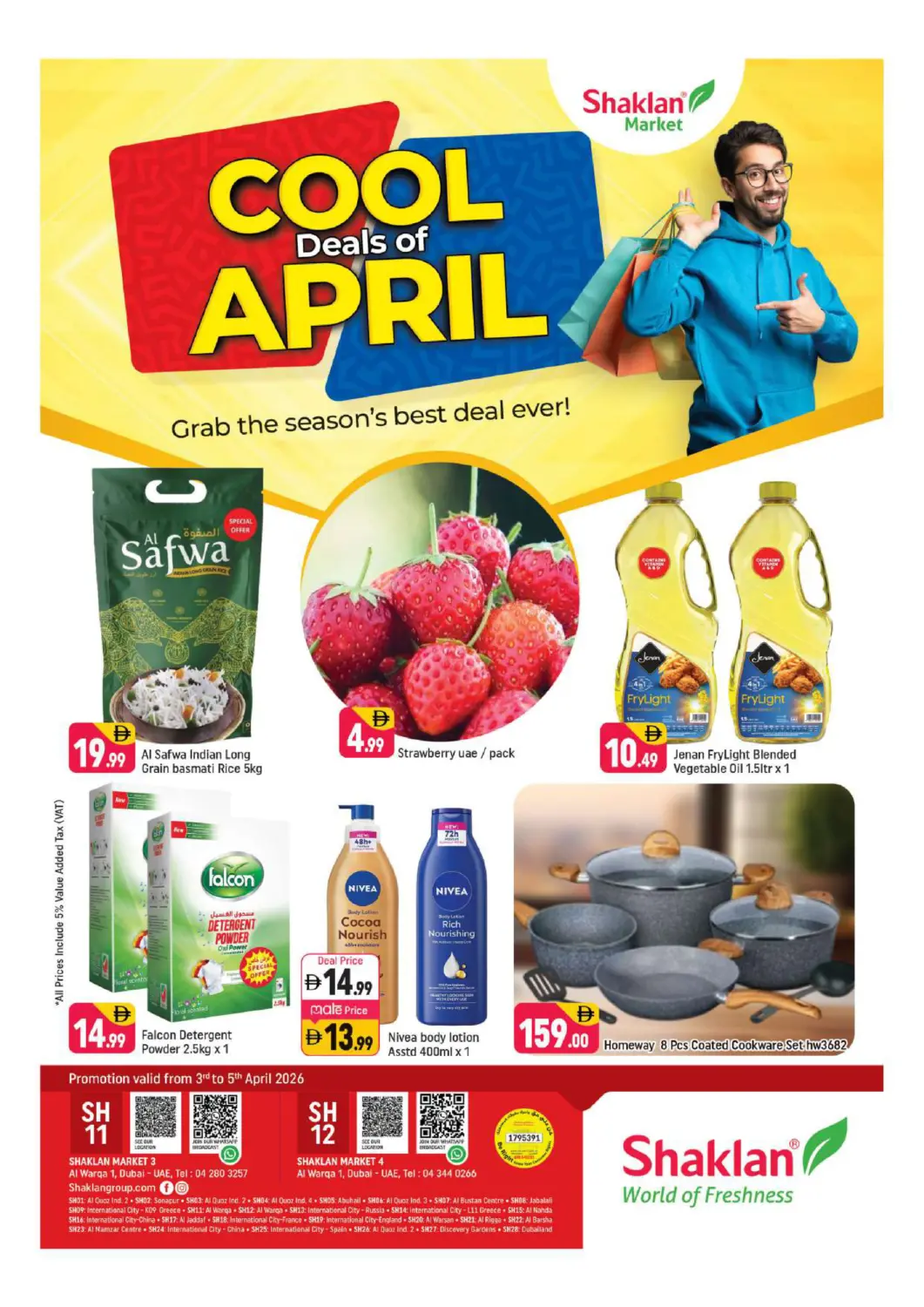 UAE - Dubai Shaklan  offers in D4D Online. Al Warqa 1 , Dubai. . Till 5th April