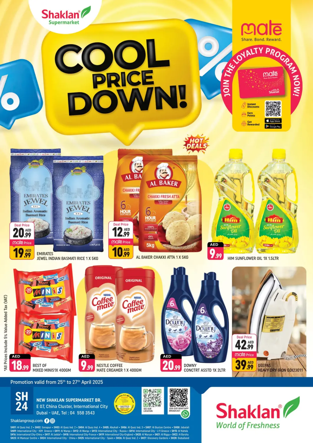 UAE - Dubai Shaklan  offers in D4D Online. E-07,China Cluster,IC,Dubai. . Till 27th April