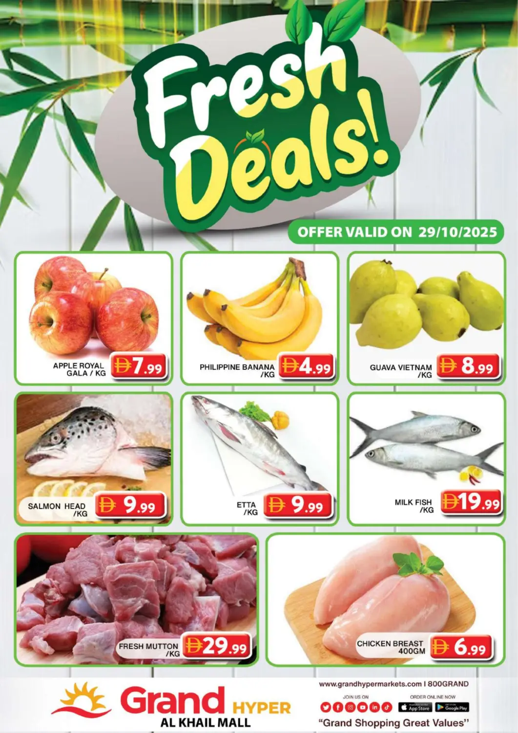 UAE - Dubai Grand Hyper Market offers in D4D Online. Al Khail Mall - Dubai. . Only On 29th October