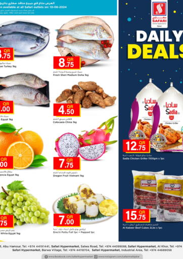 Qatar - Doha Safari Hypermarket offers in D4D Online. Daily Deals. . Only On 10th June