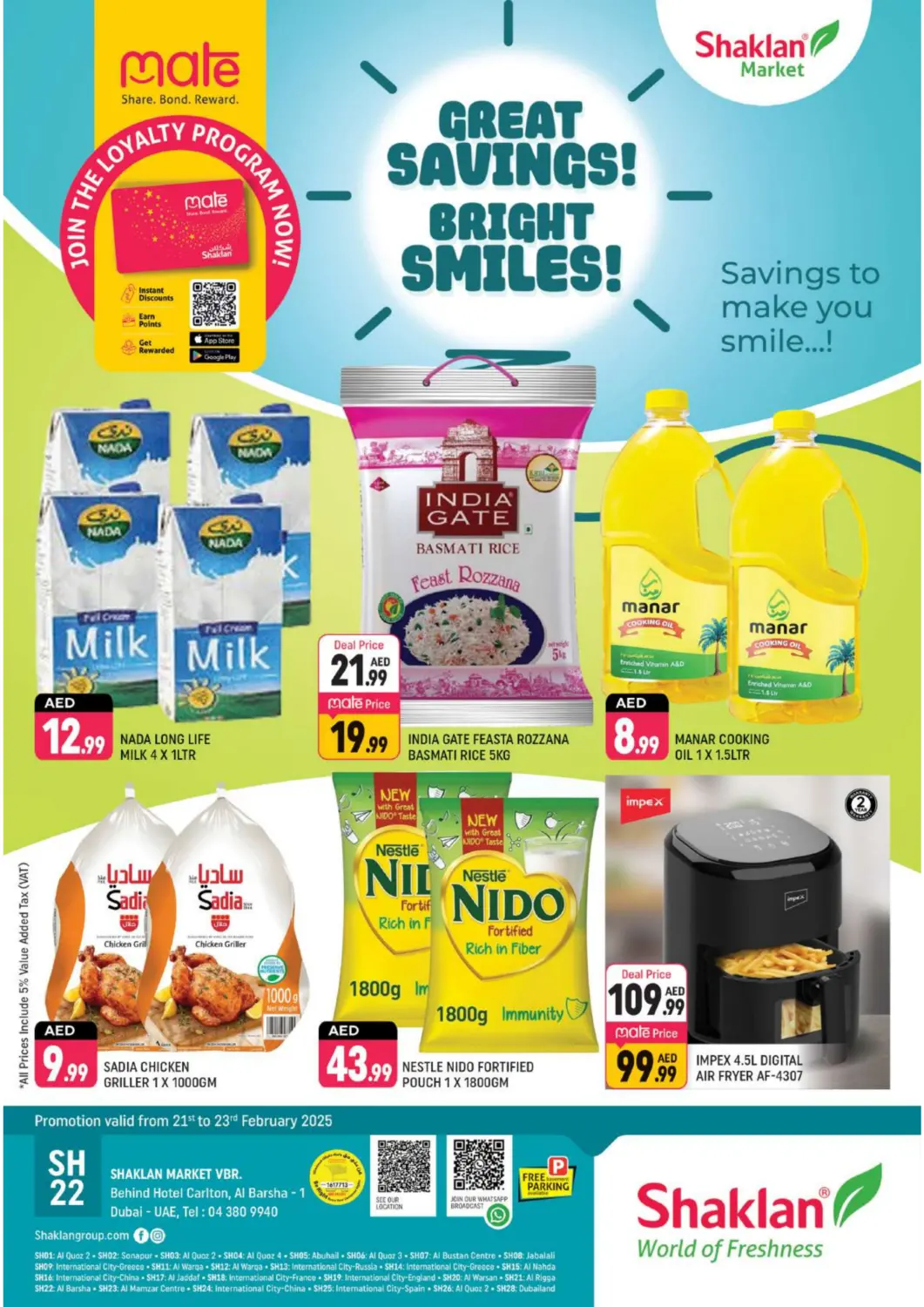 UAE - Dubai Shaklan  offers in D4D Online. Al Barsha 1 Dubai. . Till 23rd February