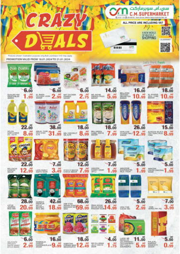 UAE - Abu Dhabi C.M. supermarket offers in D4D Online. Crazy Deal. . Till 21st January