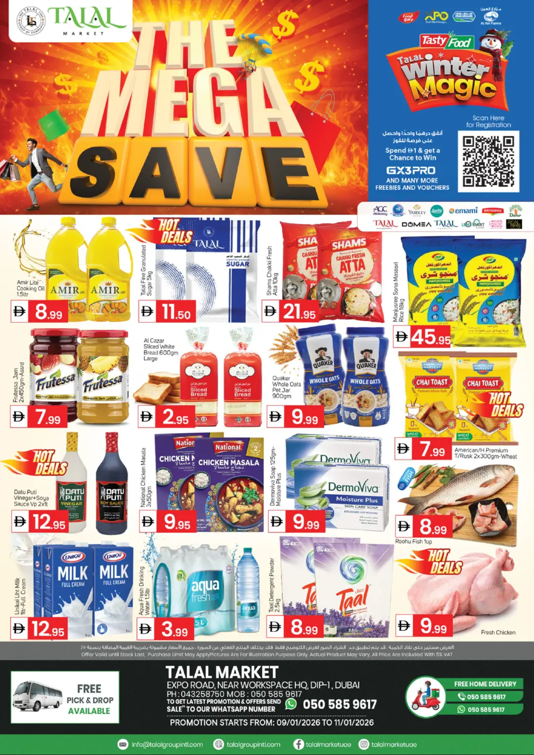 UAE - Dubai TALAL MARKET offers in D4D Online. DIP-1,Dubai. . Till 11th January