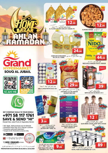 UAE - Sharjah / Ajman Grand Hyper Market offers in D4D Online. Souq Al Jubail ,Sharjah. . Till 23rd February