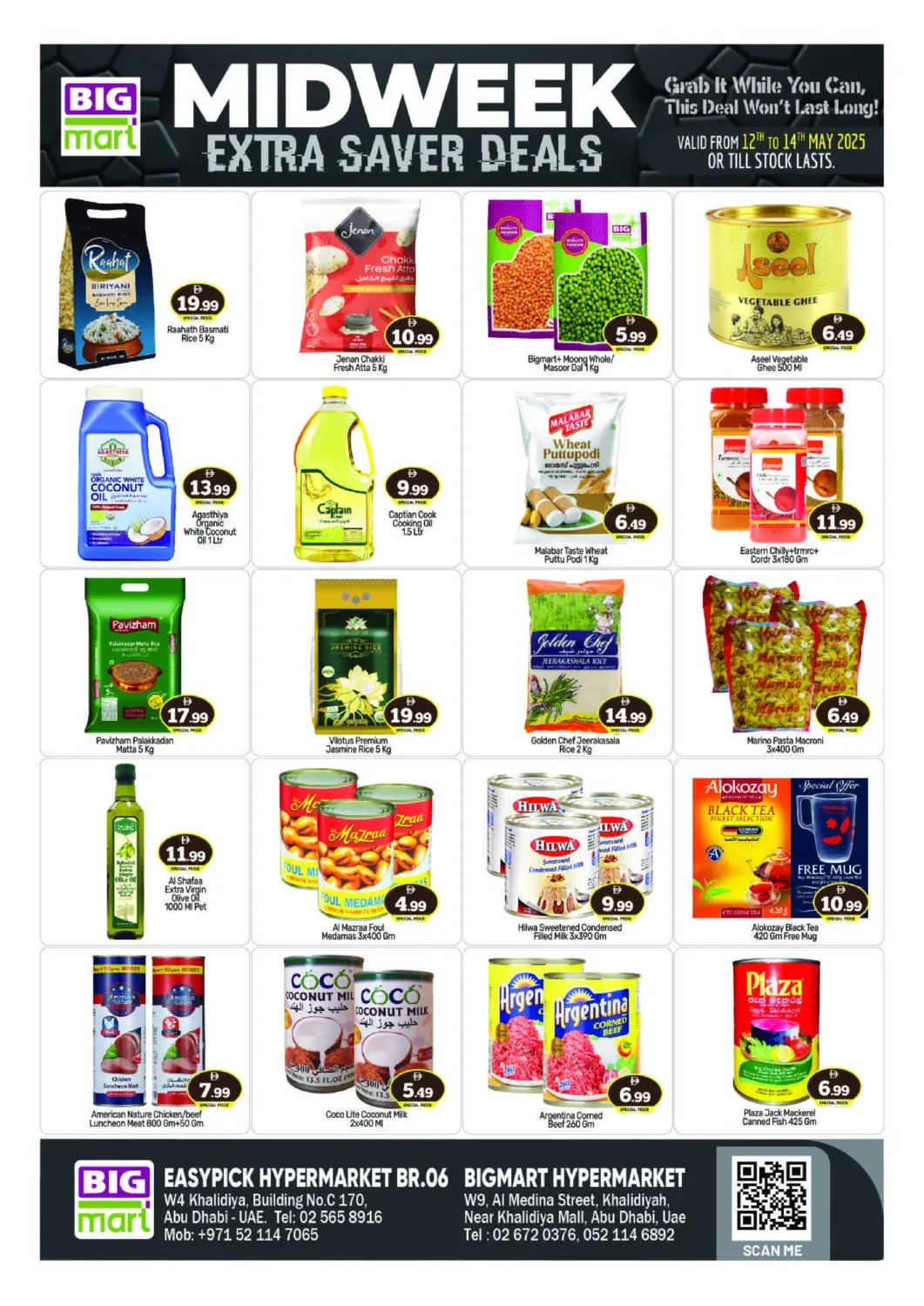 UAE - Dubai BIGmart offers in D4D Online. W4 Khalidiya, Al Medina Street. . Till 14th May