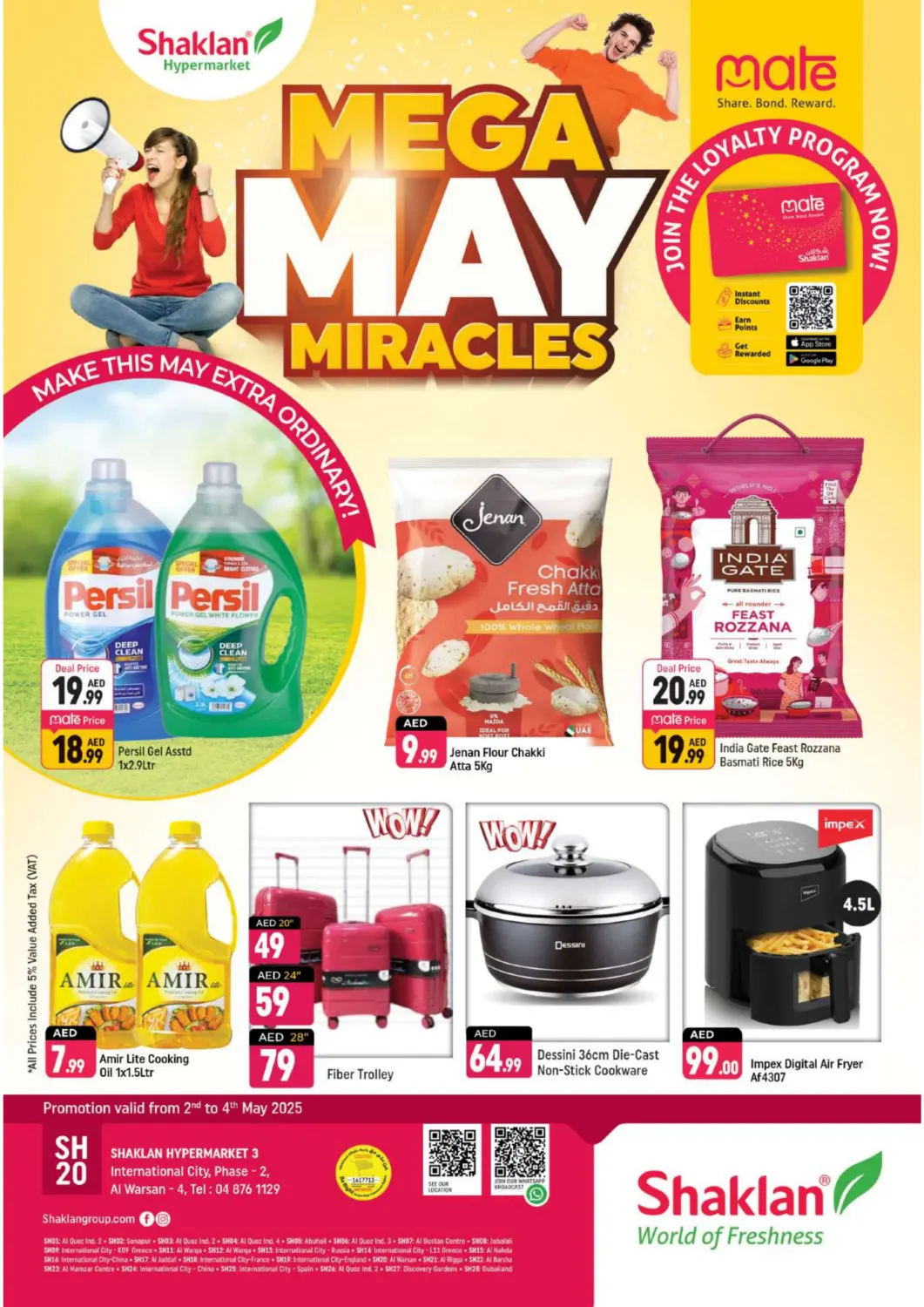 UAE - Dubai Shaklan  offers in D4D Online. IC Phase 2, Warsan 4, Dubai. . Till 4th May