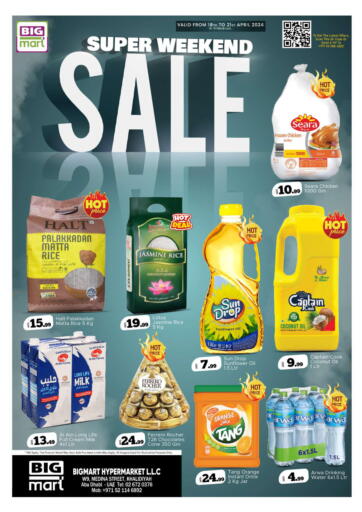 UAE - Fujairah BIGmart offers in D4D Online. Medina Street, Khalidiyah. . Till 21st April
