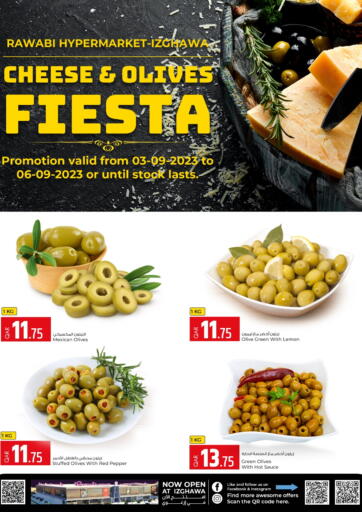 Qatar - Al Shamal Rawabi Hypermarkets offers in D4D Online. Cheese & Olives Fiesta. . Till 6th September