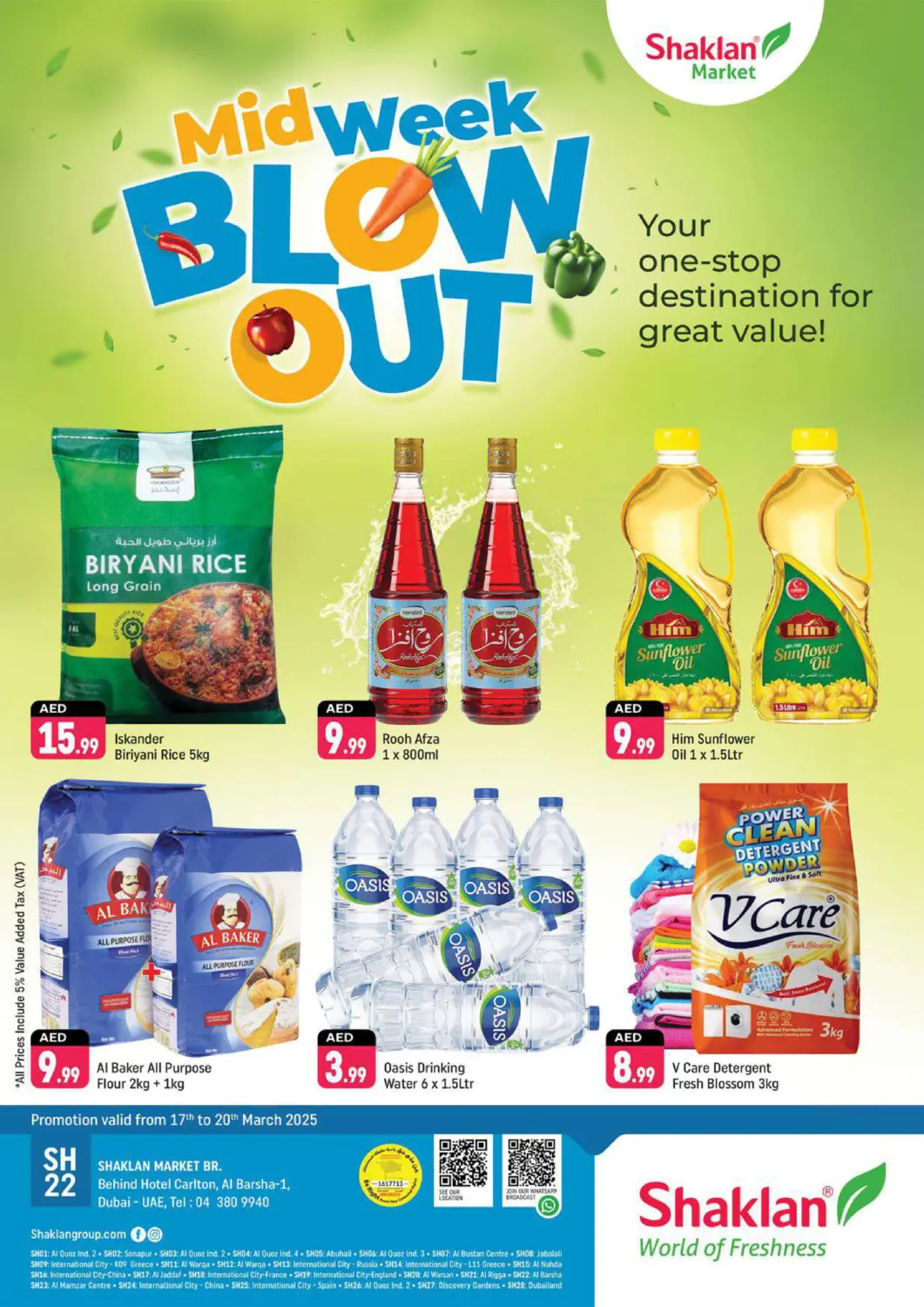 UAE - Dubai Shaklan  offers in D4D Online. Al Barsha 1, Dubai. . Till 20th March