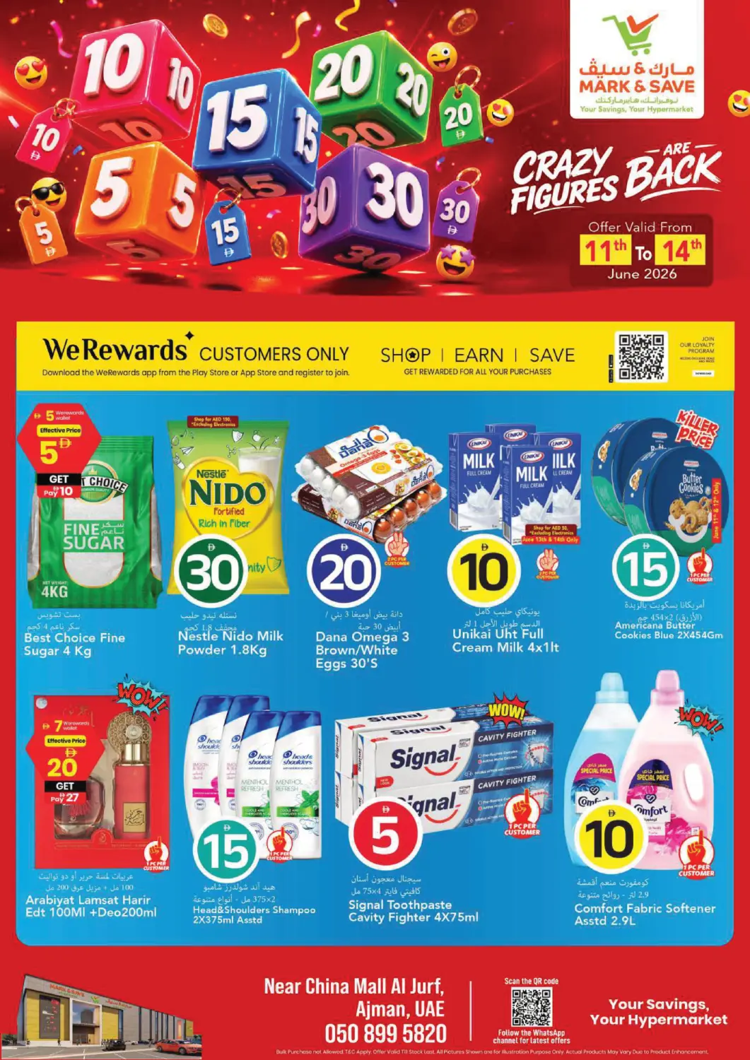 UAE - Sharjah / Ajman Mark & Save offers in D4D Online. Al Jurf ,Ajman. . Till 14th June