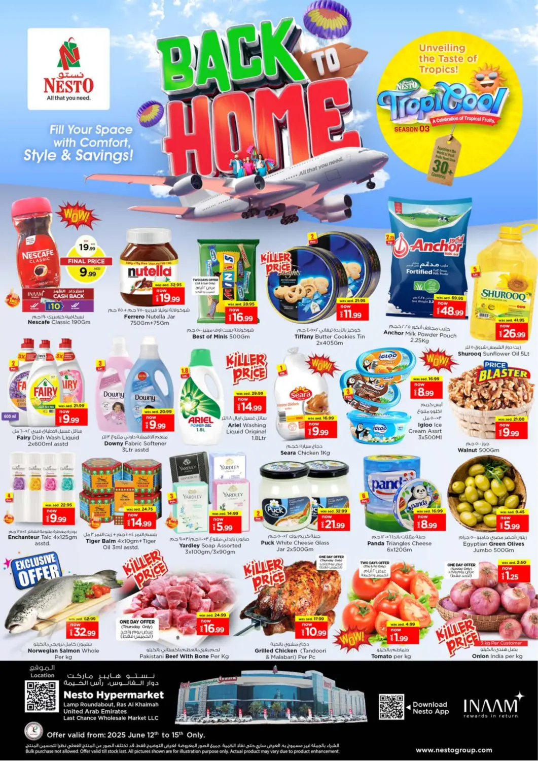 UAE - Ras al Khaimah Nesto Hypermarket offers in D4D Online. Lamp Roundabout, Ras Al Khaimah. . Till 15th June