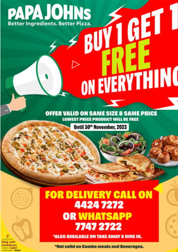 Buy 1 Get 1Free On Everything