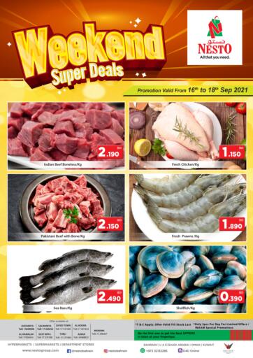 Bahrain NESTO offers in D4D Online. Weekend super Deals. Weekend super Deals @ NESTO !
Offers on Groceries and Much more are valid Till 18th September.
Get it Now
Enjoy Shopping!!. Till 18th September