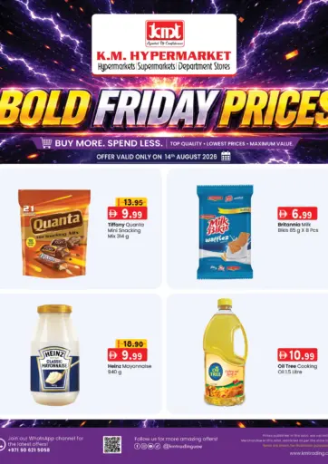 Bold Friday Prices