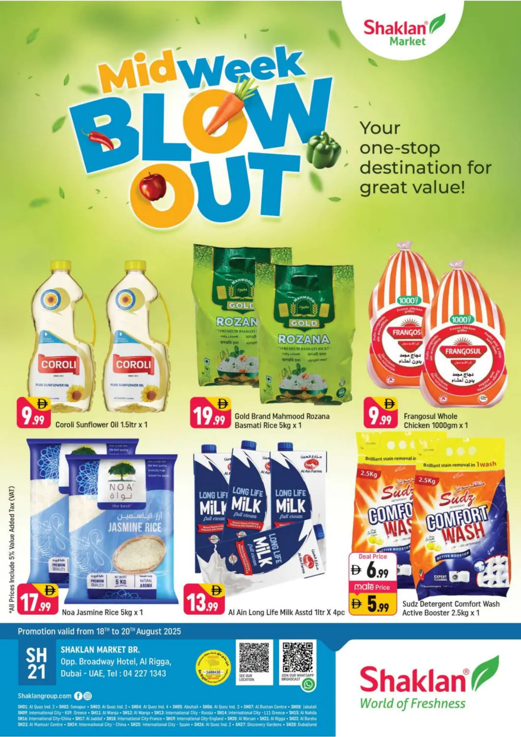 UAE - Dubai Shaklan  offers in D4D Online. Al Rigga - Dubai. . Till 20th August