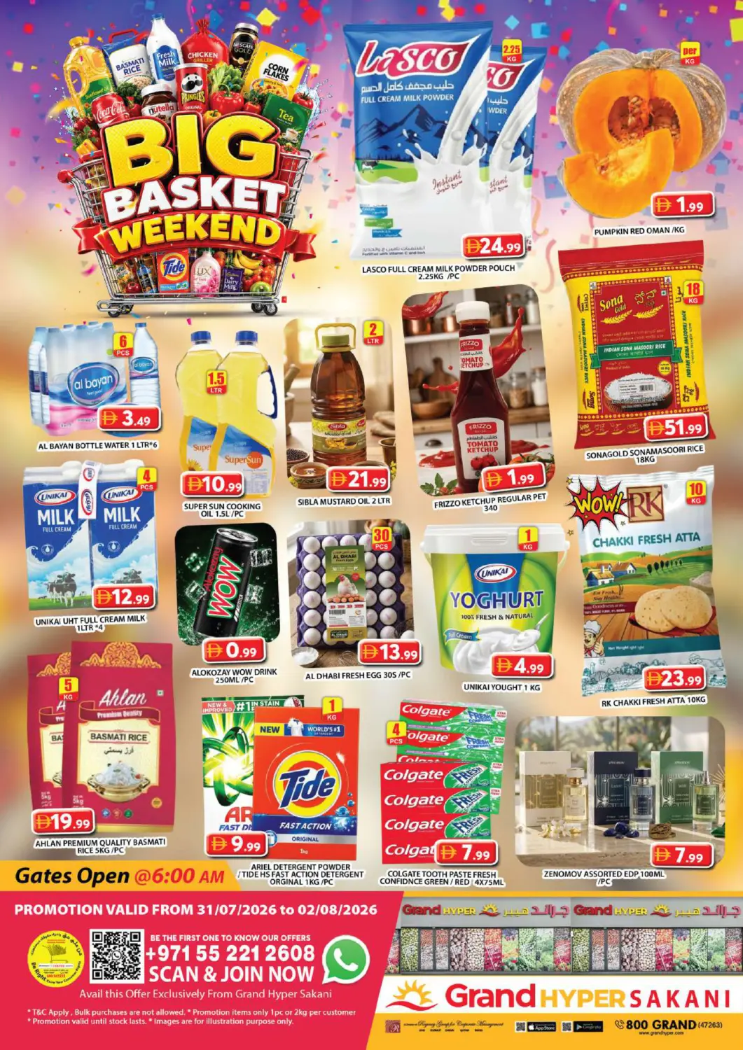 UAE - Dubai Grand Hyper Market offers in D4D Online. Sakani - Dubai. . Till 2nd August